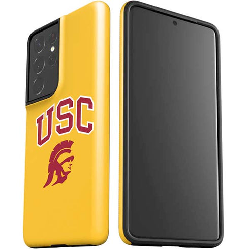 University of Southern California USC Trojans Yellow Galaxy S21 Ultra 5G Pro Case