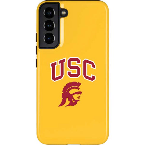 University of Southern California USC Trojans Yellow Galaxy S22 Plus Pro Case