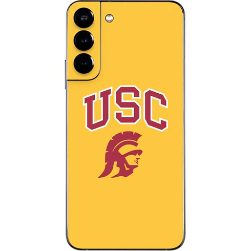 University of Southern California USC Trojans Yellow Galaxy S22 Plus Skin