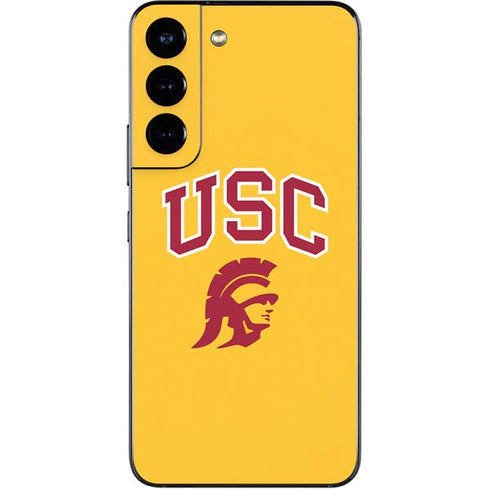 University of Southern California USC Trojans Yellow Galaxy S22 Skin