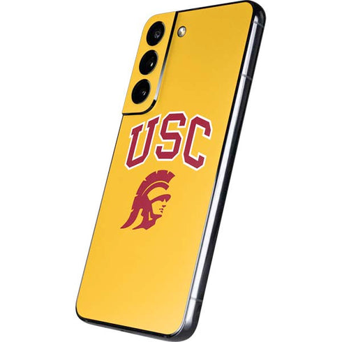 University of Southern California USC Trojans Yellow Galaxy S22 Skin