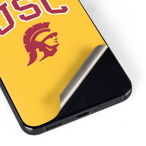 University of Southern California USC Trojans Yellow Galaxy S22 Skin