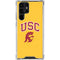 University of Southern California USC Trojans Yellow Galaxy S22 Ultra Clear Case
