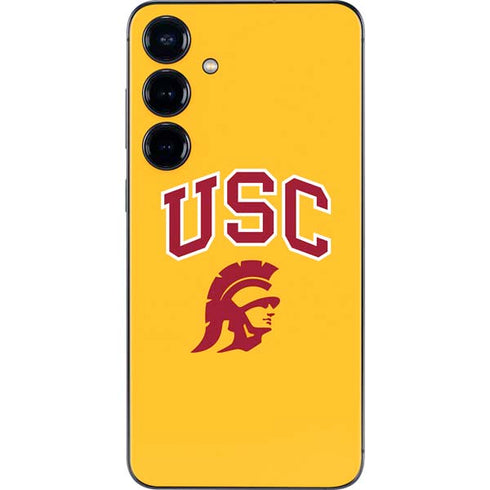 University of Southern California USC Trojans Yellow Galaxy S24 Plus Skin