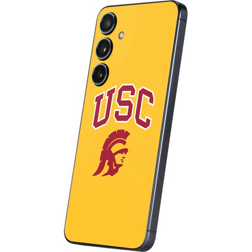 University of Southern California USC Trojans Yellow Galaxy S25 Skin