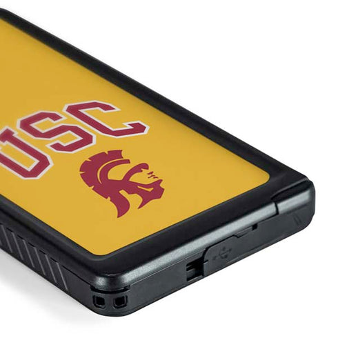 University of Southern California USC Trojans Yellow Galaxy S24 Ultra Waterproof Case