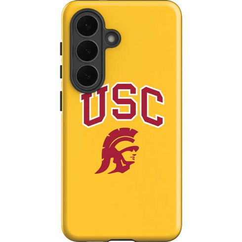 University of Southern California USC Trojans Yellow Galaxy S26 Plus Impact Case