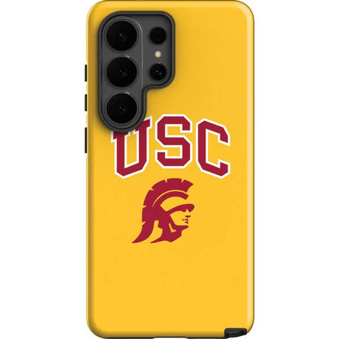 University of Southern California USC Trojans Yellow Galaxy S26 Ultra Impact Case