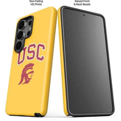 University of Southern California USC Trojans Yellow Galaxy S26 Ultra Impact Case