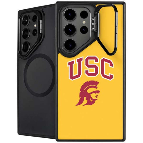 University of Southern California USC Trojans Yellow Galaxy S26 Ultra Kickstand Case