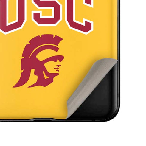 University of Southern California USC Trojans Yellow Galaxy Z Flip Skin