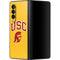 University of Southern California USC Trojans Yellow Galaxy Z Fold3 5G Skin