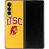 University of Southern California USC Trojans Yellow Galaxy Z Fold3 5G Skin