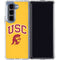 University of Southern California USC Trojans Yellow Galaxy Z Fold5 5G Clear Case
