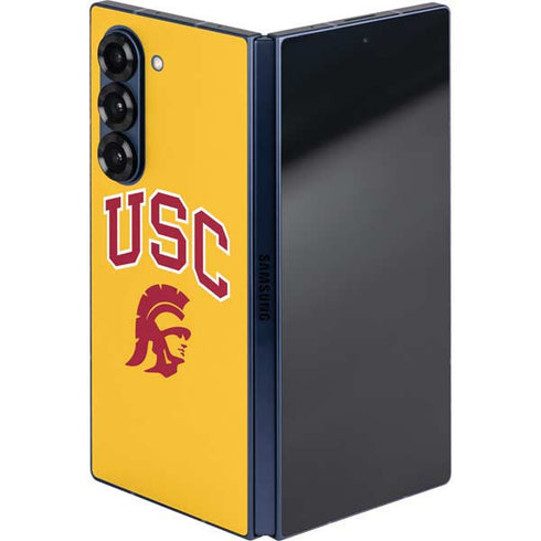 University of Southern California USC Trojans Yellow Galaxy Z Fold6 Skin