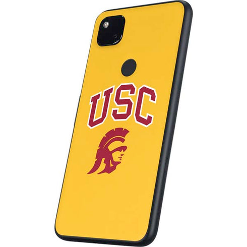 University of Southern California USC Trojans Yellow Google Pixel 4a Skin
