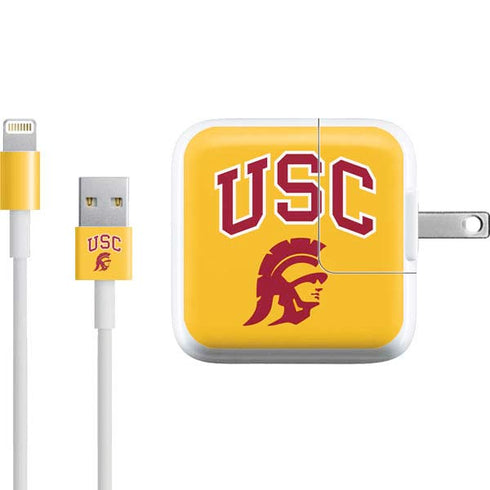 University of Southern California USC Trojans Yellow iPad Charger (10W USB) Skin