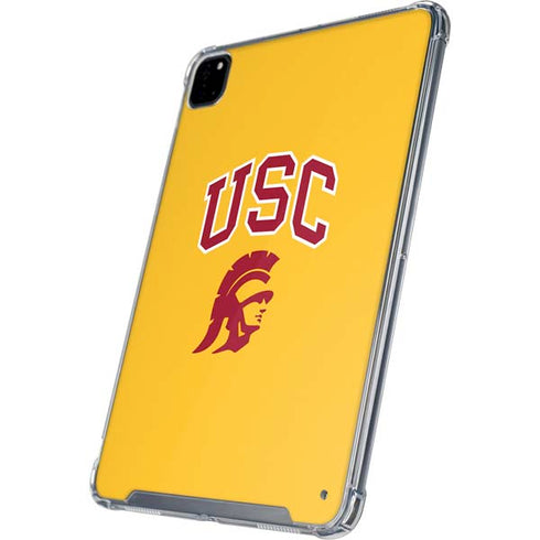 University of Southern California USC Trojans Yellow iPad Pro 12.9in (2020) Clear Case