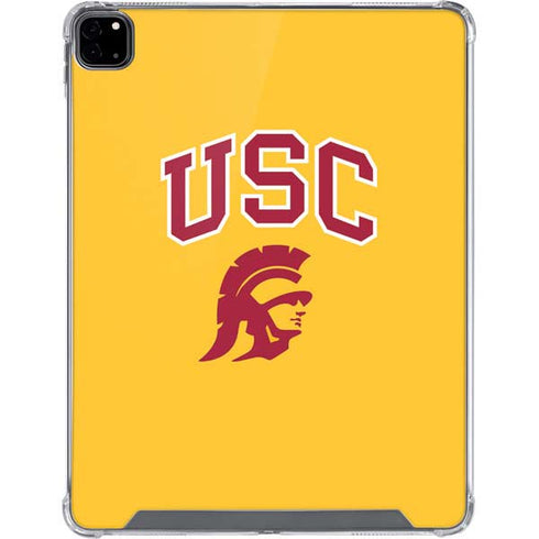 University of Southern California USC Trojans Yellow iPad Pro 12.9in (2020) Clear Case
