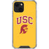 University of Southern California USC Trojans Yellow iPhone 13 Mini Clear Case