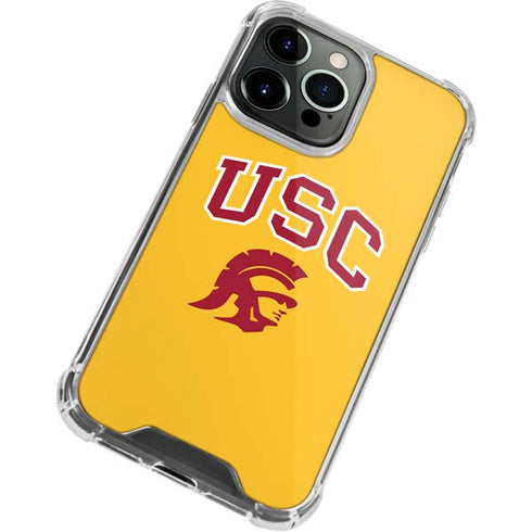 University of Southern California USC Trojans Yellow iPhone 13 Pro Max Clear Case