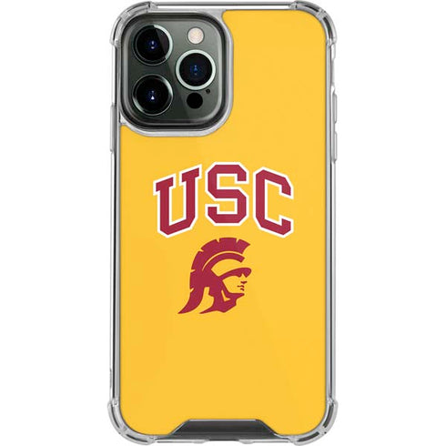 University of Southern California USC Trojans Yellow iPhone 14 Pro Max Clear Case