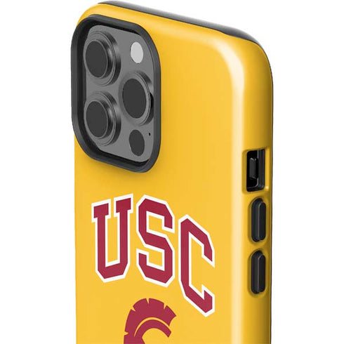 University of Southern California USC Trojans Yellow iPhone 14 Pro Max Impact Case