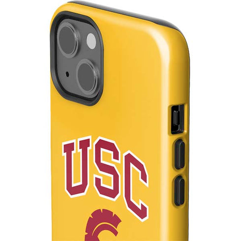 University of Southern California USC Trojans Yellow iPhone 15 Impact Case