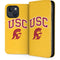 University of Southern California USC Trojans Yellow iPhone 15 Plus Folio Case