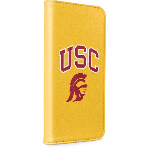 University of Southern California USC Trojans Yellow iPhone 15 Plus Folio Case