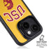 University of Southern California USC Trojans Yellow iPhone 15 Plus Kickstand Case