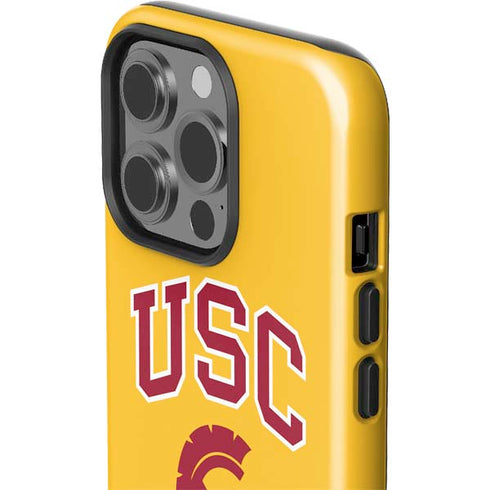 University of Southern California USC Trojans Yellow iPhone 15 Pro Impact Case