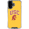 University of Southern California USC Trojans Yellow iPhone 16 Clear Case