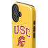 University of Southern California USC Trojans Yellow iPhone 16 Plus Impact Case