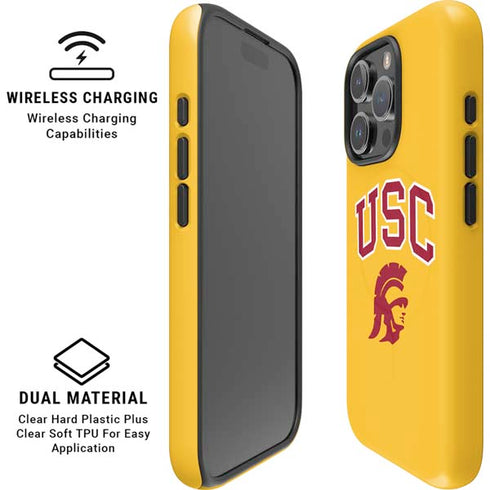 University of Southern California USC Trojans Yellow iPhone 16 Pro Max Magsafe Impact Case