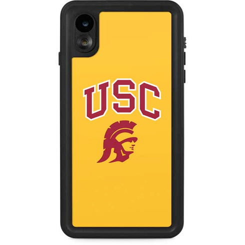 University of Southern California USC Trojans Yellow iPhone XR Waterproof Case