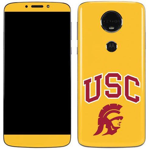 University of Southern California USC Trojans Yellow Moto E5 Plus Skin