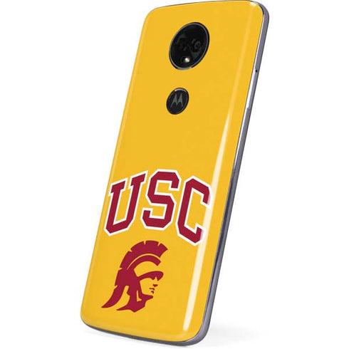 University of Southern California USC Trojans Yellow Moto E5 Plus Skin