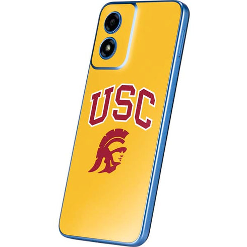 University of Southern California USC Trojans Yellow Moto G Play 4G (2024) Skin