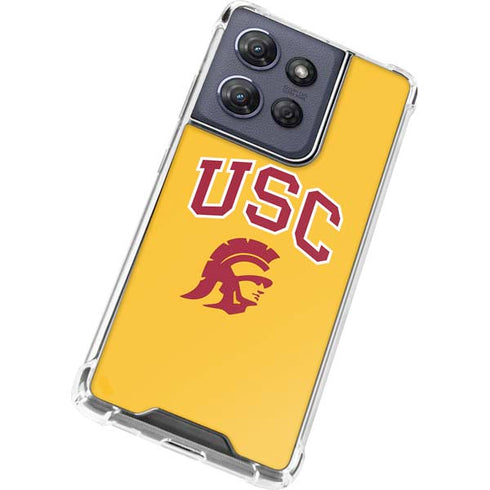University of Southern California USC Trojans Yellow Moto G Power 5G (2025) Clear Case