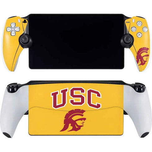 University of Southern California USC Trojans Yellow PlayStation Portal Remote Player Skin