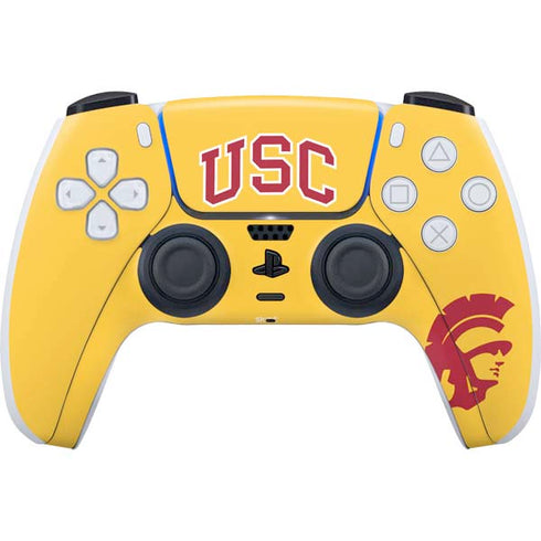 University of Southern California USC Trojans Yellow PlayStation PS5 Skins