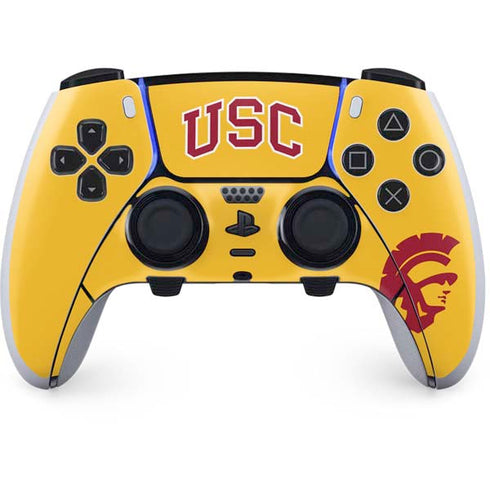 University of Southern California USC Trojans Yellow PlayStation PS5 Skins