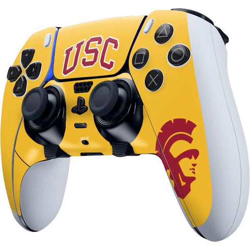 University of Southern California USC Trojans Yellow PS5 DualSense Edge Pro Controller Skin