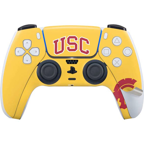 University of Southern California USC Trojans Yellow PS5 Pro Bundle Skin