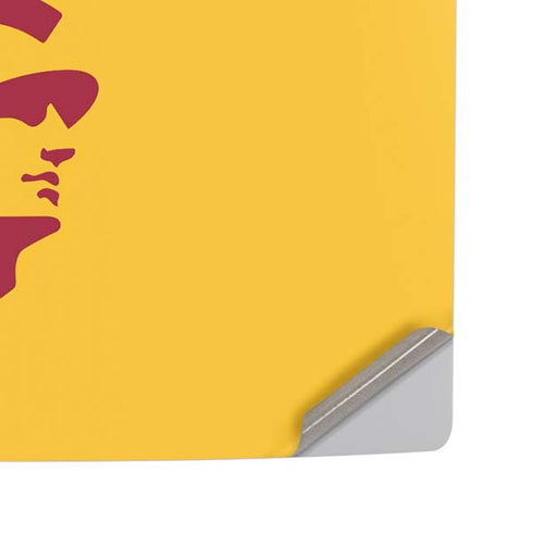 University of Southern California USC Trojans Yellow PS5 Pro Disk Console Skin