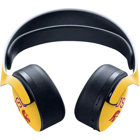 University of Southern California USC Trojans Yellow PULSE 3D Wireless Headset for PS5 Skin