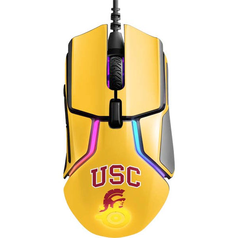 University of Southern California USC Trojans Yellow SteelSeries Rival 600 Gaming Mouse Skin