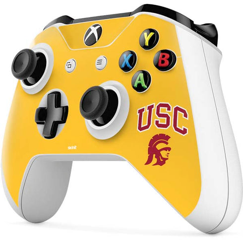 University of Southern California USC Trojans Yellow Xbox One S All-Digital Edition Bundle Skin