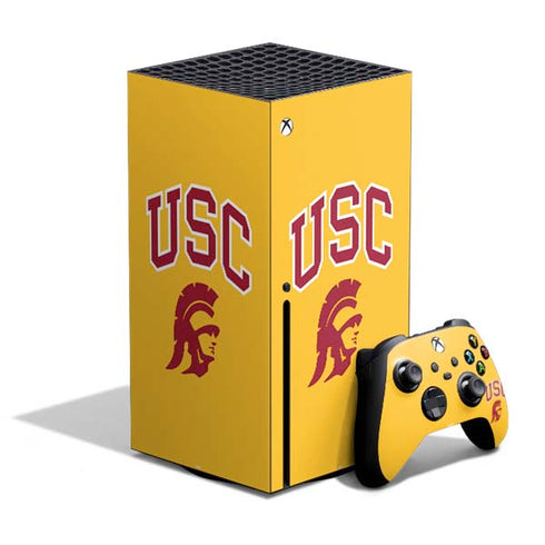 University of Southern California USC Trojans Yellow Xbox Series X Skins